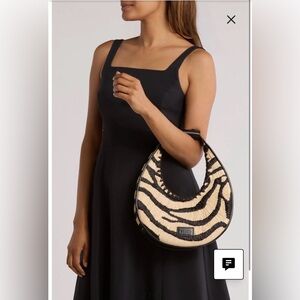 NWOT Staud MOON RAFFIA TOTE